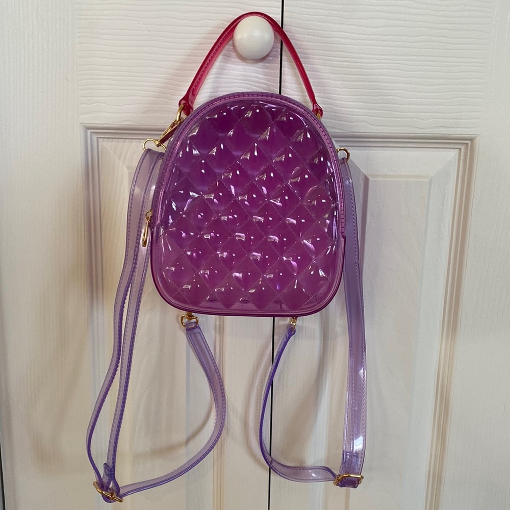 Clear Colored Small Backpack/Bag - image 1